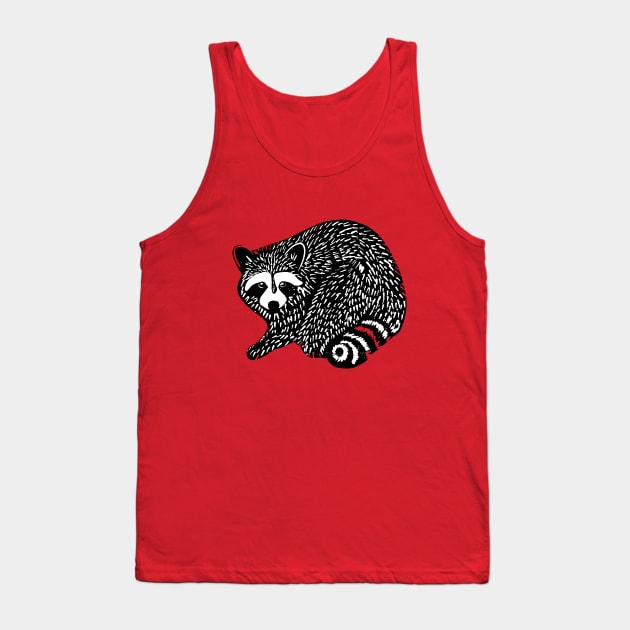 Raccoon the first Tank Top by divafern